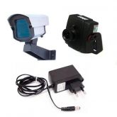 Kit Cftv Micro Câmera Day Nigth Caixa De Proteção E Fonte